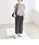 quaranciel:〈洗濯機可能〉ライト ポンチ コンパクト フレンチスリーブ TEE