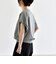 quaranciel:〈洗濯機可能〉ライト ポンチ コンパクト フレンチスリーブ TEE