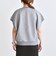 quaranciel:〈洗濯機可能〉ライト ポンチ コンパクト フレンチスリーブ TEE