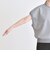 quaranciel:〈洗濯機可能〉ライト ポンチ コンパクト フレンチスリーブ TEE