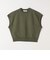 quaranciel:〈洗濯機可能〉ライト ポンチ コンパクト フレンチスリーブ TEE