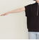 quaranciel:〈洗濯機可能〉ライト ポンチ ハーフジップ フレンチスリーブ TEE