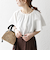 SHIPS any:〈UVカット/接触冷感/吸水速乾/洗濯機可能〉USAコットン フレア TEE