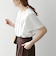 SHIPS any:〈UVカット/接触冷感/吸水速乾/洗濯機可能〉USAコットン フレア TEE