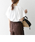 SHIPS any:〈UVカット/接触冷感/吸水速乾/洗濯機可能〉USAコットン フレア TEE