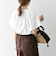 SHIPS any:〈UVカット/接触冷感/吸水速乾/洗濯機可能〉USAコットン フレア TEE