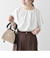 SHIPS any:〈UVカット/接触冷感/吸水速乾/洗濯機可能〉USAコットン フレア TEE