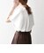 SHIPS any:〈UVカット/接触冷感/吸水速乾/洗濯機可能〉USAコットン フレア TEE