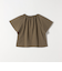 SHIPS any:〈UVカット/接触冷感/吸水速乾/洗濯機可能〉USAコットン フレア TEE