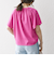 SHIPS any:〈UVカット/接触冷感/吸水速乾/洗濯機可能〉USAコットン フレア TEE