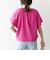 SHIPS any:〈UVカット/接触冷感/吸水速乾/洗濯機可能〉USAコットン フレア TEE