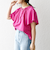SHIPS any:〈UVカット/接触冷感/吸水速乾/洗濯機可能〉USAコットン フレア TEE