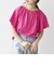 SHIPS any:〈UVカット/接触冷感/吸水速乾/洗濯機可能〉USAコットン フレア TEE