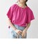 SHIPS any:〈UVカット/接触冷感/吸水速乾/洗濯機可能〉USAコットン フレア TEE