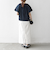 SHIPS any:〈UVカット/接触冷感/吸水速乾/洗濯機可能〉USAコットン フレア TEE