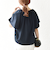 SHIPS any:〈UVカット/接触冷感/吸水速乾/洗濯機可能〉USAコットン フレア TEE