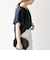 SHIPS any:〈UVカット/接触冷感/吸水速乾/洗濯機可能〉USAコットン フレア TEE
