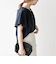 SHIPS any:〈UVカット/接触冷感/吸水速乾/洗濯機可能〉USAコットン フレア TEE