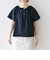 SHIPS any:〈UVカット/接触冷感/吸水速乾/洗濯機可能〉USAコットン フレア TEE
