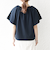 SHIPS any:〈UVカット/接触冷感/吸水速乾/洗濯機可能〉USAコットン フレア TEE