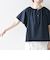 SHIPS any:〈UVカット/接触冷感/吸水速乾/洗濯機可能〉USAコットン フレア TEE