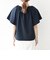SHIPS any:〈UVカット/接触冷感/吸水速乾/洗濯機可能〉USAコットン フレア TEE