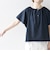 SHIPS any:〈UVカット/接触冷感/吸水速乾/洗濯機可能〉USAコットン フレア TEE