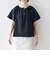 SHIPS any:〈UVカット/接触冷感/吸水速乾/洗濯機可能〉USAコットン フレア TEE