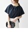 SHIPS any:〈UVカット/接触冷感/吸水速乾/洗濯機可能〉USAコットン フレア TEE