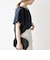 SHIPS any:〈UVカット/接触冷感/吸水速乾/洗濯機可能〉USAコットン フレア TEE