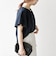 SHIPS any:〈UVカット/接触冷感/吸水速乾/洗濯機可能〉USAコットン フレア TEE