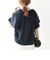 SHIPS any:〈UVカット/接触冷感/吸水速乾/洗濯機可能〉USAコットン フレア TEE