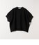 《一部追加予約》quaranciel:〈洗濯機可能〉ライト ポンチ ハーフスリーブ ドロスト ルーズ TEE