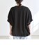 《一部追加予約》quaranciel:〈洗濯機可能〉ライト ポンチ ハーフスリーブ ドロスト ルーズ TEE