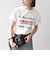 【SHIPS any別注】La Hutte:〈洗濯機可能〉ロゴ プリント TEE