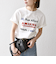 【SHIPS any別注】La Hutte:〈洗濯機可能〉ロゴ プリント TEE