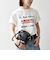 【SHIPS any別注】La Hutte:〈洗濯機可能〉ロゴ プリント TEE