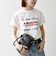 【SHIPS any別注】La Hutte:〈洗濯機可能〉ロゴ プリント TEE