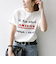 【SHIPS any別注】La Hutte:〈洗濯機可能〉ロゴ プリント TEE
