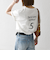 【SHIPS any別注】La Hutte:〈洗濯機可能〉ロゴ プリント TEE