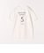 【SHIPS any別注】La Hutte:〈洗濯機可能〉ロゴ プリント TEE