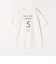 【SHIPS any別注】La Hutte:〈洗濯機可能〉ロゴ プリント TEE