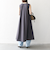 SHIPS any:〈洗濯機可能〉ポプリン Vネック Aライン ノースリーブ ワンピース