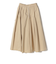 SHIPS Primary Navy Label:〈手洗い可能〉アシメ タック スカート