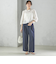 〈手洗い可能〉Broche スクエア レース 2WAY ブラウス