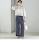 〈手洗い可能〉Broche スクエア レース 2WAY ブラウス