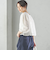 〈手洗い可能〉Broche スクエア レース 2WAY ブラウス