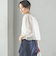 〈手洗い可能〉Broche スクエア レース 2WAY ブラウス