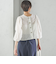 〈手洗い可能〉Broche スクエア レース 2WAY ブラウス