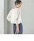 〈手洗い可能〉Broche スクエア レース 2WAY ブラウス